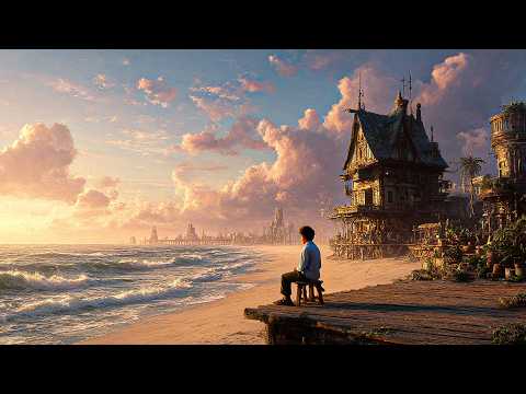 Sad lofi radio 🌊 nostalgic ocean waves & chill beats to overthink / relax