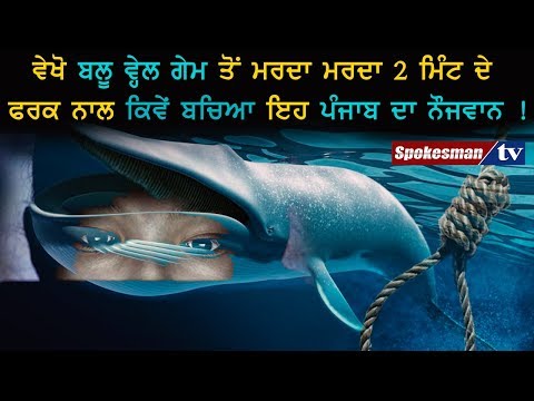 ਵੇਖੋ ਬਲੂ ਵ੍ਹੇਲ ਗੇਮ ਤੋਂ ਮਰਦਾ ਮਰਦਾ ਕਿਵੇਂ ਬਚਿਆ ਇਹ ਪੰਜਾਬ ਦਾ ਨੌਜਵਾਨ !
