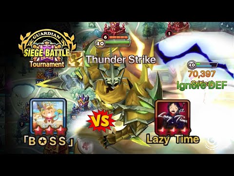 BOSS vs LAZY TIME - Siege Battle Tourney RD2 + The BEST META Defenses from the TOP 8 Asia Guilds
