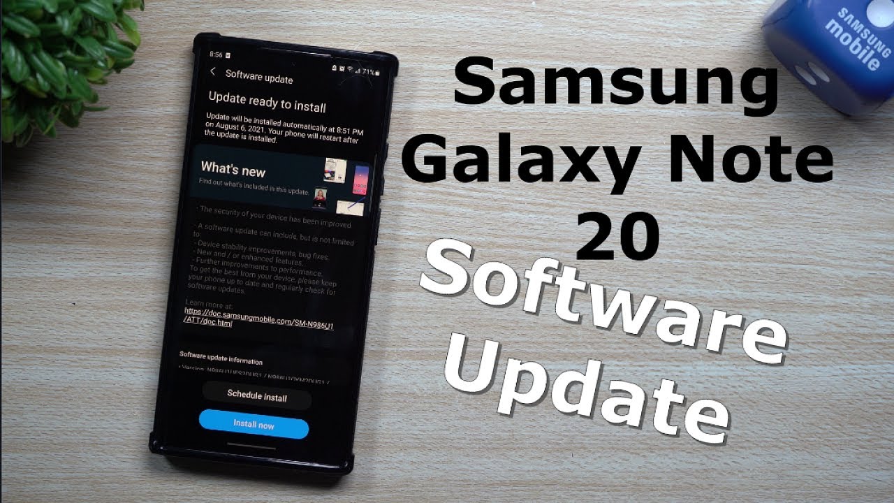 Samsung Galaxy Note 20 Latest Update - Everything New