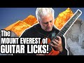 THE MOUNT EVEREST OF GUITAR LICKS