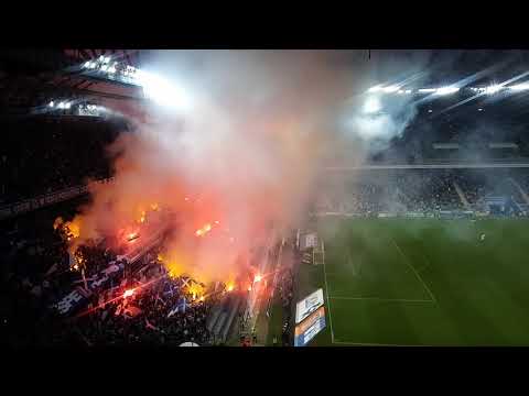 11 kolejka (1.10.2017) Lech Poznań-Legia Warszawa oprawa kibiców Lecha