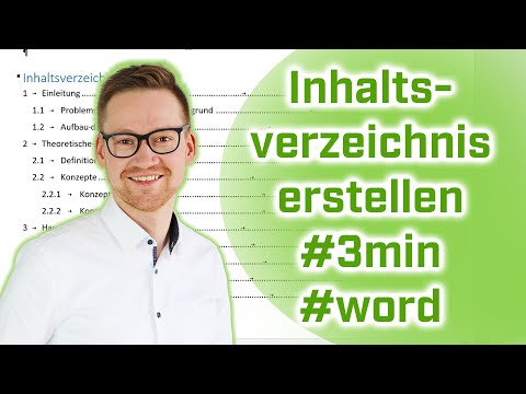 Create a table of contents with Word in just 3 minutes! #BachelorThesis #MasterThesis #TermPaper