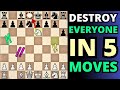 😱🔥 Destroy Everyone in 5 Moves with Nc3 Van Geet Opening