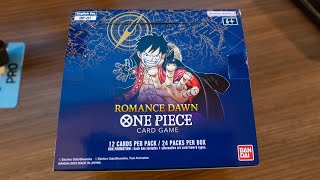 The FIRST One Piece TCG Set! Romance Dawn Box Opening with Chris!