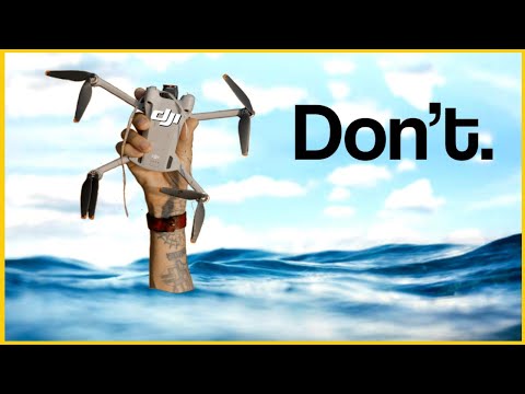 3 Fatal DRONE MISTAKES…when flying over water🔸DJI Mini 3, DJI Mini 2, DJI Air 2s, Mavic 3,