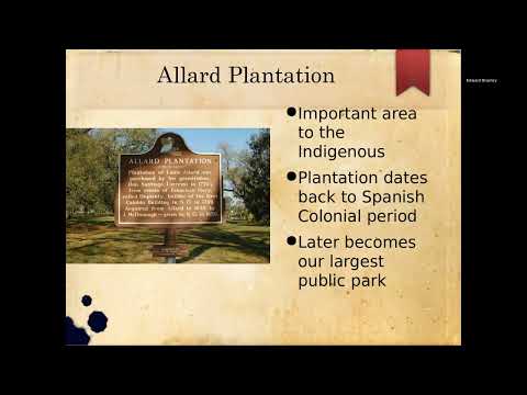 NOLA History Guy Podcast - The Allard Plantation