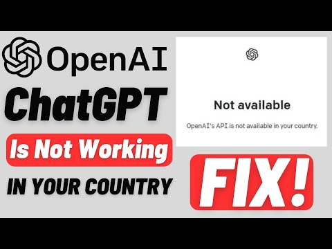 How to Fix ChatGPT Is NOT SUPPORTED In My Country I Use ChatGPT in Any Country
