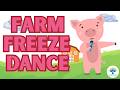 Yoga Freeze Dance Action Song For Kids Farm Animals Warm Up Yoga Guppy By Rashmi Ramesh