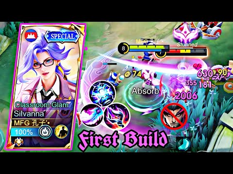 Silvanna Best Build & Emblem Ranked Gameplay Offlane - MLBB