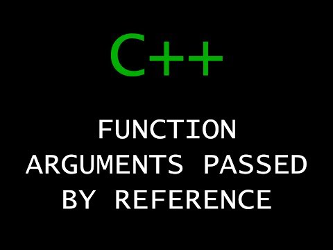 C Programming Tutorial 32 Function Arguments Passed By Reference