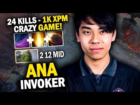 WTF THIS GAME!! ANA INVOKER 1K XPM + CRAZY PARTY EPIC FOUNTAIN DIVE - DOTA 2 INVOKER