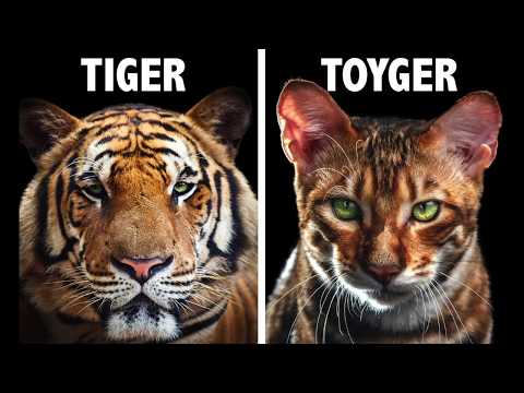 TOYGER - IS IT A HOME TIGER ???  Some facts about toyger cats. Brindleway Toyger cat home