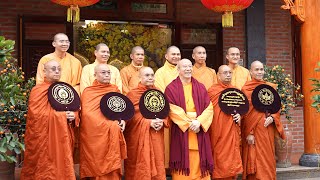 A heartfelt welcome to the delegation of Myanmar Buddhist monks at Ba Vang Pagoda