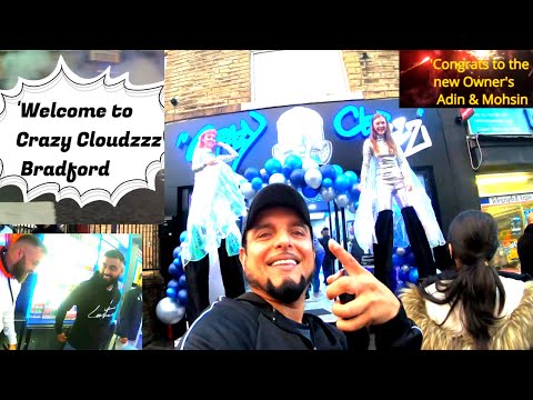 CRAZY CLOUDZZZ VAPES LAUNCH IN BRADFORD - FOR ALL YOUR VAPES/DISPOSABLES/PODS/ MODS/E-LIQUIDS/SALTS