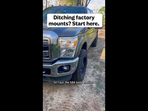 S&B body mounts just work