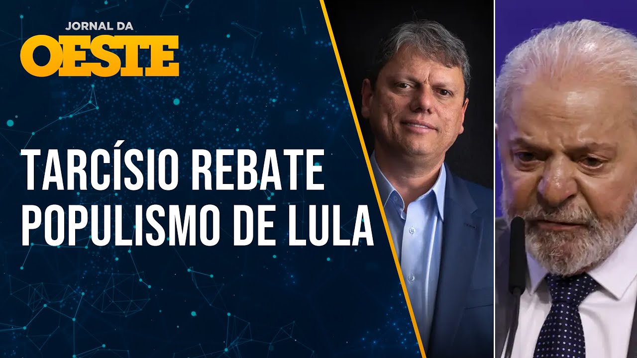 Tarcísio cutuca Lula e diz que fez 'dever de casa' ao isentar ICMS de alimentos