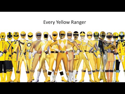 Every Yellow Power Ranger (MMPR - Beast Morphers)