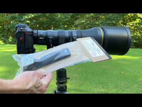 Kirk Enterprise Solutions LP 72SG foot for Nikon Z 800mm f6 3 VR S lens, installation and review.