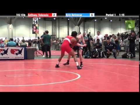 Men 74 KG / 163 lbs - Anthony Valencia vs. Kyle Bateman