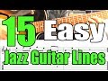 15 Jazz Guitar Licks For Beginners Dorian Ionian Mixolydian Modes Lesson With Tabs Analysis