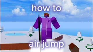 How To AIR JUMP In Roblox BLOX FRUITS…