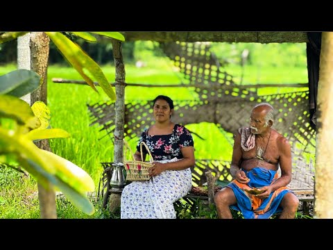 Village food! Wandu appa and prepared lunch made with freshly picked bananas for tea
