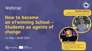 European Commission Webinar   How to become an eTwinning School  Students as Age