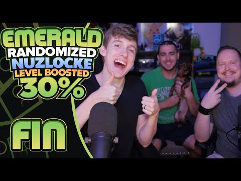 FINALE!! CAN WE WIN!? | Pokemon Emerald Randomizer Nuzlocke 30% LEVEL BOOST! Part 8