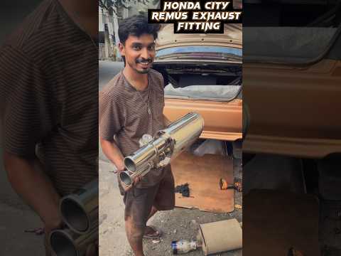 Honda City Mod - Remus Exhaust on Honda City! #carmodification #hondacity #remus #exhaust