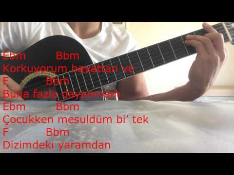 Eypio - Korkuyorum Hayattan gitar dersi (cover)