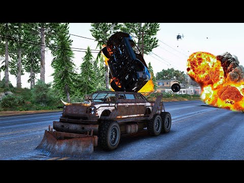 GTA 5 FEARLESS BRUISER APOCALYPSE CRASHES - SUPER CINEMATIC PICTURE WITH SLOW MO ep.22