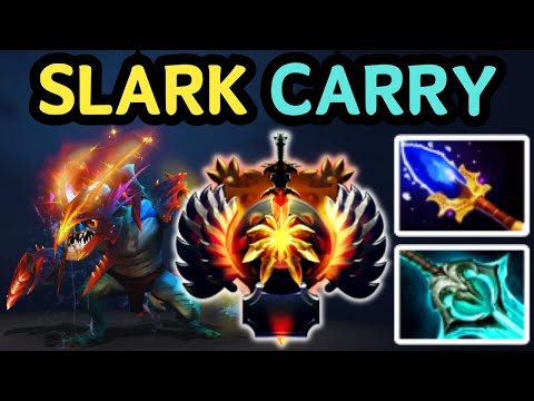 🔥 SLARK CARRY GAMEPLAY | NO ONE CAN CATCH HIM 🔥 DOTA 2 SAFELANE