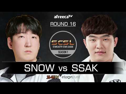 [ENG] SCSL S1 Ro.16 Match 6 (Snow vs Ssak) - SCSL English (StarCastTV English)