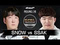 [ENG] SCSL S1 Ro.16 Match 6 (Snow vs Ssak) - SCSL English (StarCastTV English)