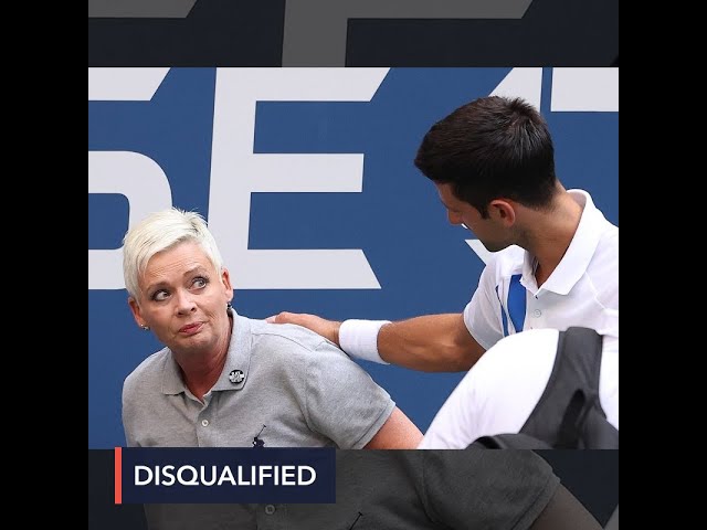 Djokovic disqualified from US Open after hitting judge with ball