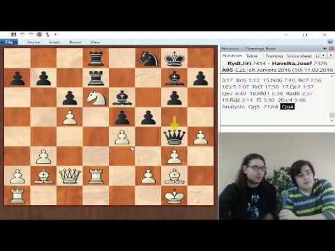 MČR juniorů a mládeže - živý komentář