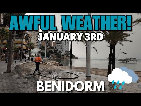 Benidorm: AWFUL WEATHER is on the way! 😨┃COLD, RAIN & STORM!