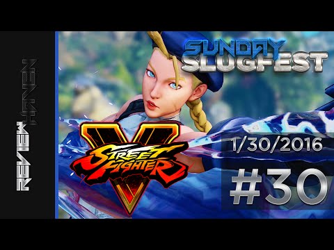 Sunday Slugfest #30 // Street Fighter V BETA // Cammy - Online Ranked Matches - 1/30/16