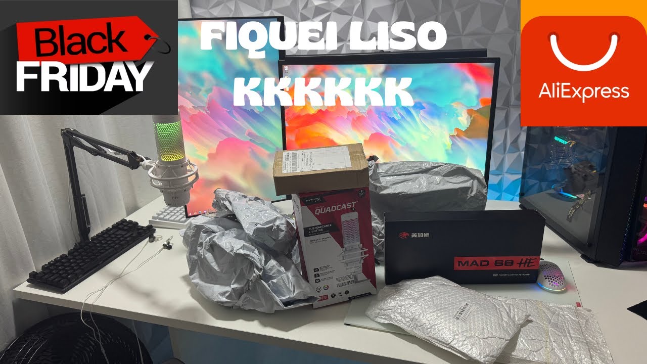 TUNANDO setup com compras do 11.11 e BLACK FRIDAY - Gitto