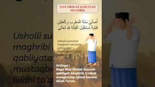 Download lagu NIAT SHOLAT SUNAH QABLIYAH MAGHRIB #shorts mp3