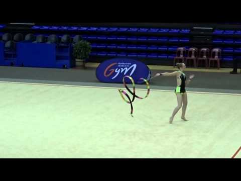 Emma Demaître ruban - Nat A 14/15 ans France Besançon 2016
