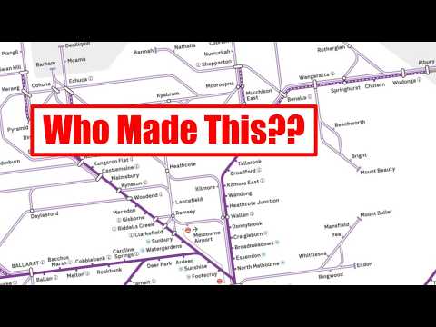 The V/Line Train & Coach Map is TERRIBLE