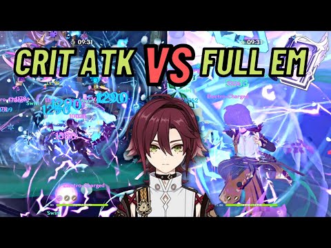 ⚡ Heizou: Full EM or CRIT Attack Build? (Taser Comparison)