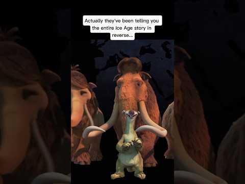 The hidden dark ending of Ice Age #iceage #iceage2 #iceage3 #iceagedawnofthedinosaurs #facts #shorts