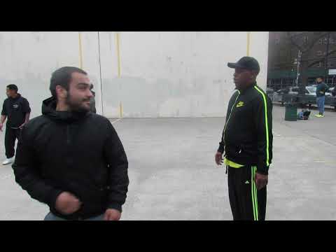 Hoover Park - Steamball - Leyva & Jeff vs Snoop & Vic D - Doubles Handball - March 2021