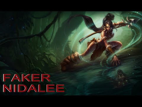 SKT T1 Faker Nidalee vs Elise JG ranked challenger korea