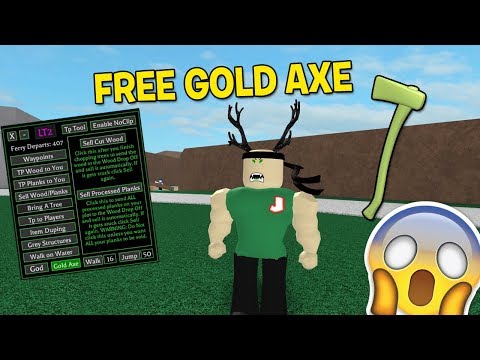 Roblox Lumber Tycoon 2 Hack 100 Working Video Clips Video - roblox exploiting 115 lumber tycoon 2 free gold axe hack