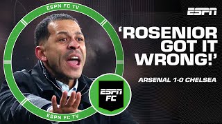 ‘NO SENSE!’ 🤔 Liam Rosenior’s approach SLAMMED as Arsenal beat Chelsea in Carabao Cup | ESPN FC