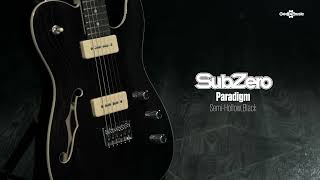 Video thumbnail for SubZero Paradigm Semi-Hollow Electric Guitar, Black sound demo | Gear4music by Gear4music Guitars